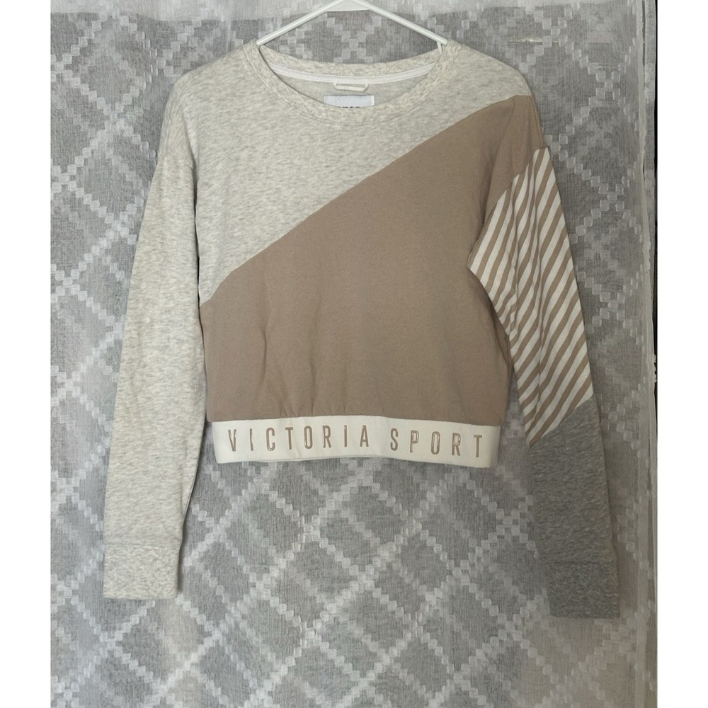 Victoria's Secret Cropped Boxy Fit Athletic Sweatshirt‎ Sport XS